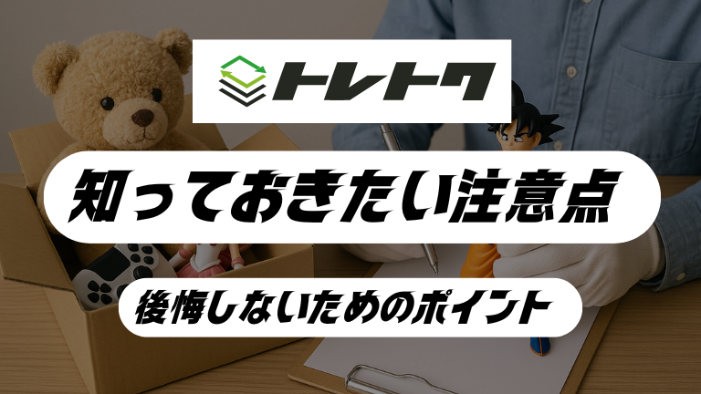 後悔しないために!トレトクで売る前に知っておきたい注意点5選