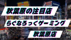 【店舗紹介】らぐなろっくゲーミング 秋葉原店